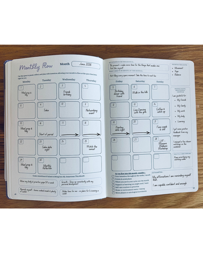 The LYF Journal — Undated Guided Wellness Journal & Planner for Women