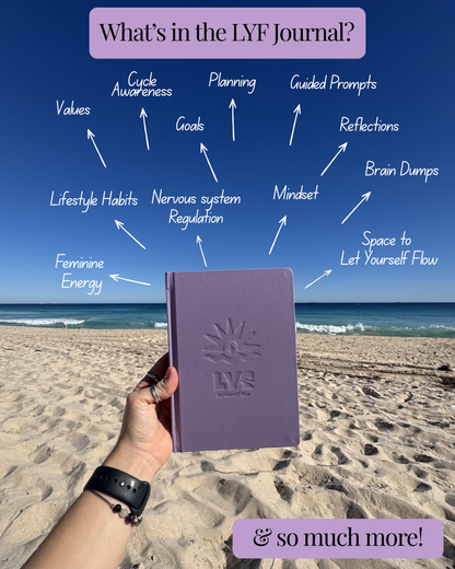 The LYF Journal — Undated Guided Wellness Journal & Planner for Women