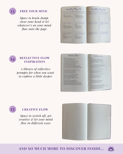 The LYF Journal — Undated Guided Wellness Journal & Planner for Women